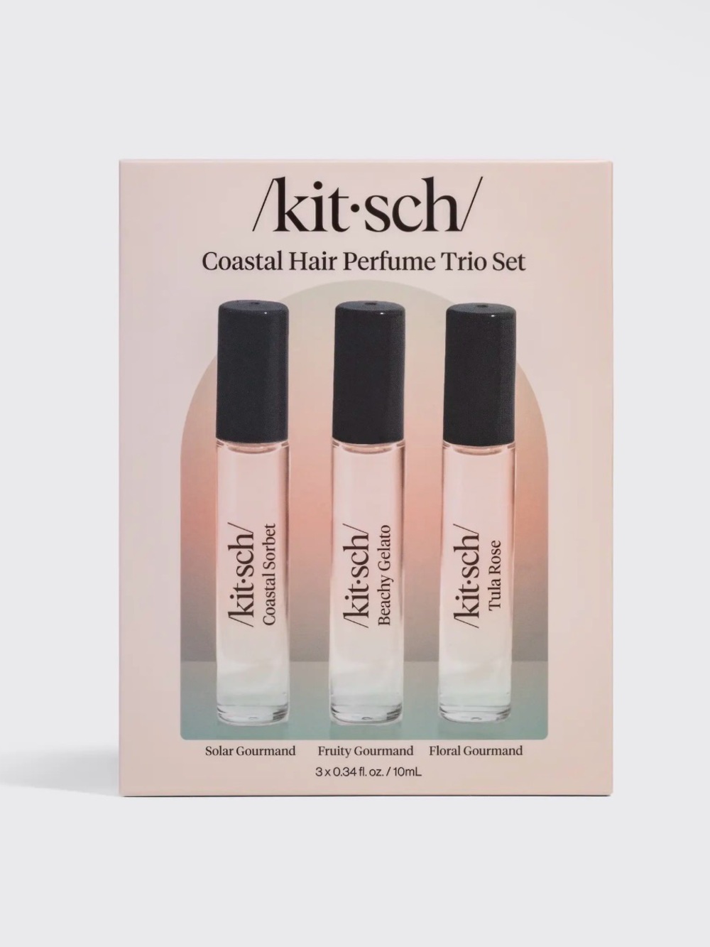 Kitsch Coastal Hair Perfume Trio Set - Tula Rose, Beachy Gelato, Coastal Sorbet